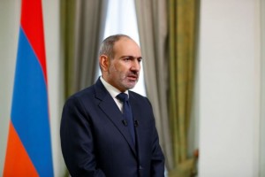 Armenian Prime Minister Nikol Pashinyan speaks during his address to the nation in Yerevan, Armenia November 12, 2020. Armenian Prime Minister Press Service/Tigran Mehrabyan/PAN Photo via REUTERS ATTENTION EDITORS - THIS IMAGE HAS BEEN SUPPLIED BY A THIRD PARTY. MANDATORY CREDIT.