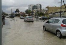 Εντονη βροχόπτωση στον αυτοκινητόδρομο Λευκωσίας – Λάρνακας