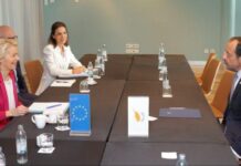 Για Κυπριακό και επόμενα βήματα για Σένγκεν συζήτησαν Χριστοδουλίδης και φον ντερ Λάιεν στο Σπλιτ