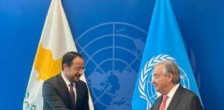 Κυπριακό και Μέση Ανατολή συζήτησαν Χριστοδουλίδης – Γκουτέρες