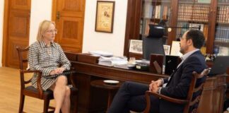 Για ενίσχυση συνεργασίας και προσήλωση στο Κυπριακό μίλησε η Πρέσβης ΗΠΑ στη συνάντηση με τον Πρόεδρο