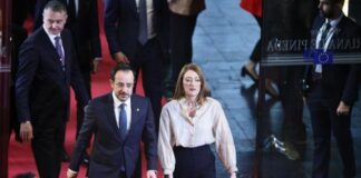 Τον Πρόεδρο Χριστοδουλίδη υποδέχθηκε στο Ευρωπαϊκό Κοινοβούλιο η Ρ. Μέτσολα