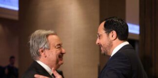 Συζητήθηκαν τα επόμενα βήματα στο Κυπριακό στη συνάντηση Γκουτέρες–Χριστοδουλίδη, λέει ο ΟΗΕ