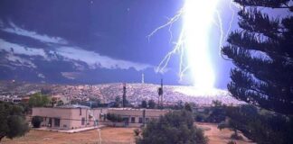 Κίτρινη προειδοποίηση για καταιγίδες την Πέμπτη εξέδωσε η Μετεωρολογική Υπηρεσία