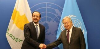 ΓΓ ΟΗΕ – Χριστοδουλίδης συζήτησαν «την πορεία προς τα εμπρός στο Κυπριακό», λένε τα ΗΕ
